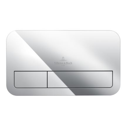 Villeroy & Boch 92249061 - Pulsante di scarico VICONNECT, finitura cromo lucido