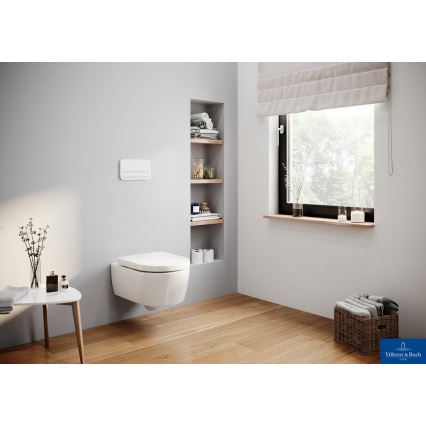 Villeroy & Boch 92249068 - Pulsante di scarico VICONNECT bianco