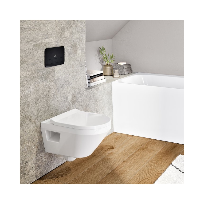 Villeroy & Boch 922490AN - Pulsante di scarico VICONNECT nero