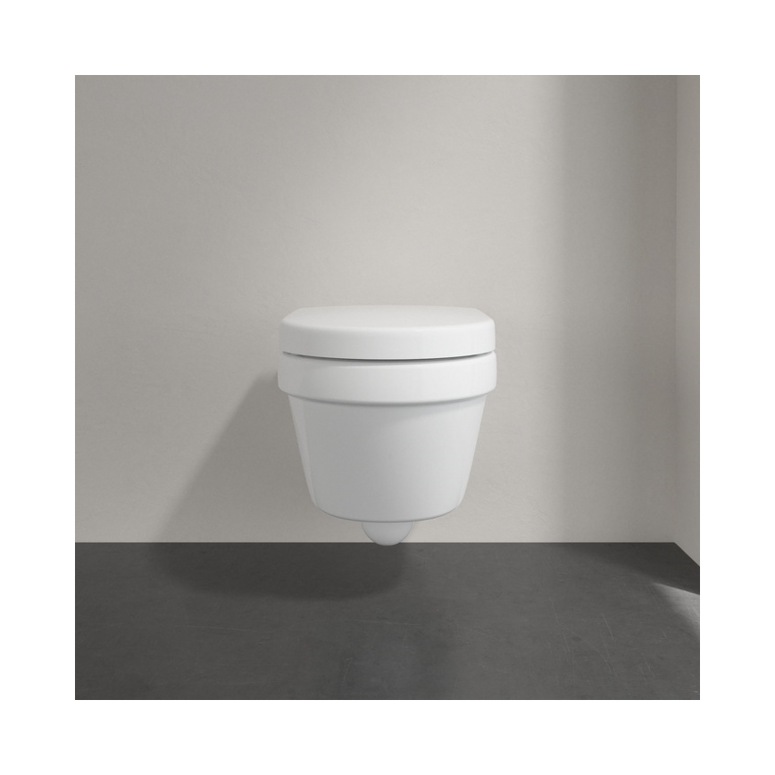 Villeroy & Boch 9M66S201 - Sedile per WC SoftClose ARCHITECTURA, bianco