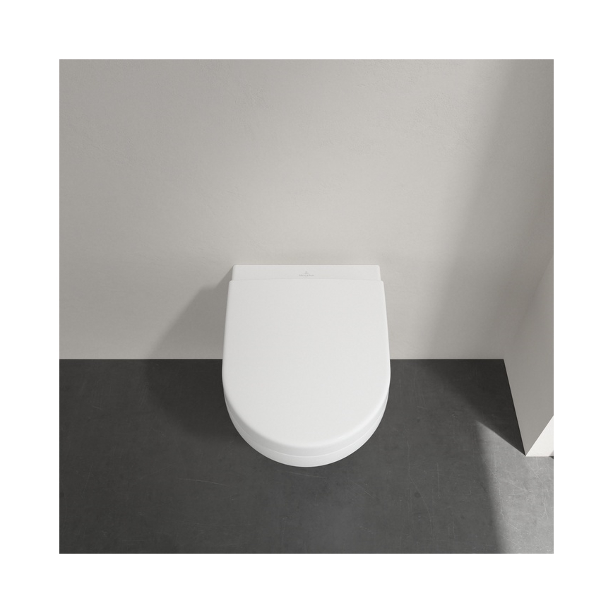 Villeroy & Boch 9M66S201 - Sedile per WC SoftClose ARCHITECTURA, bianco