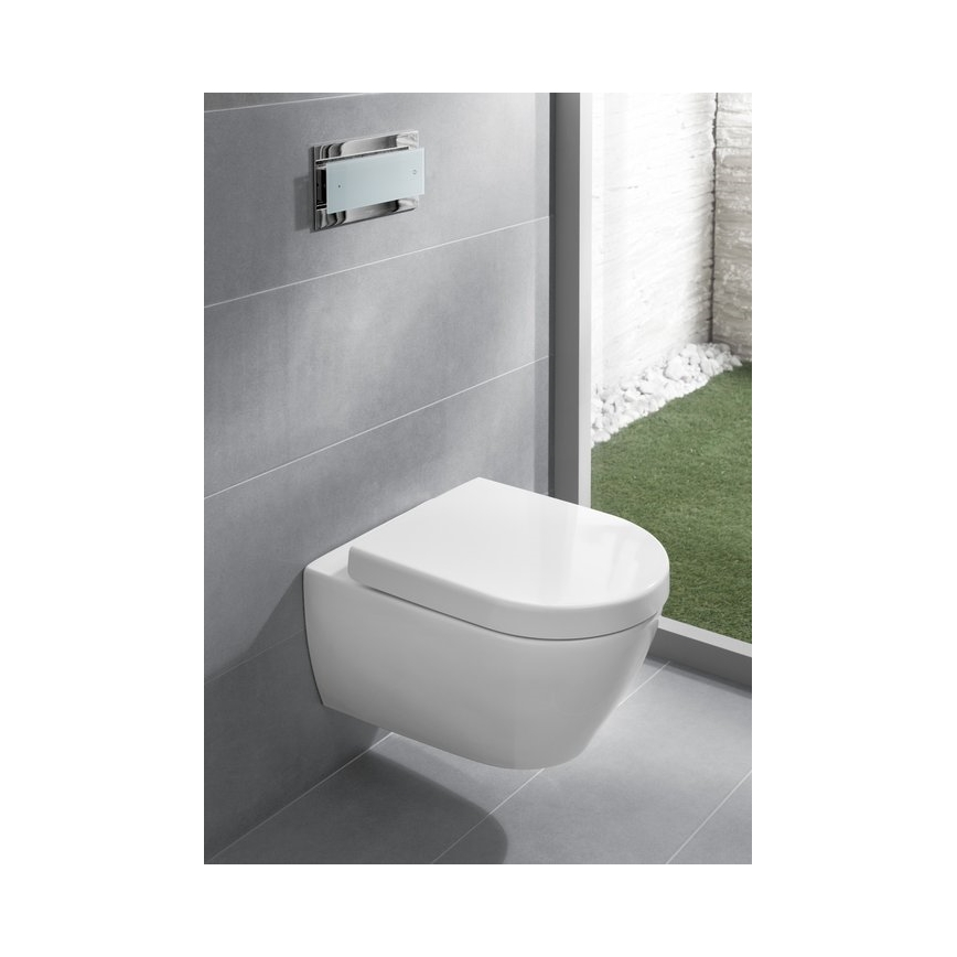 Villeroy & Boch 9M68S101 - Sedile WC SoftClose SUBWAY 2.0 bianco