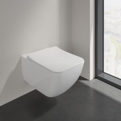 Villeroy & Boch 9M80S101 - Sedile per WC VENTICELLO con chiusura SoftClose, bianco