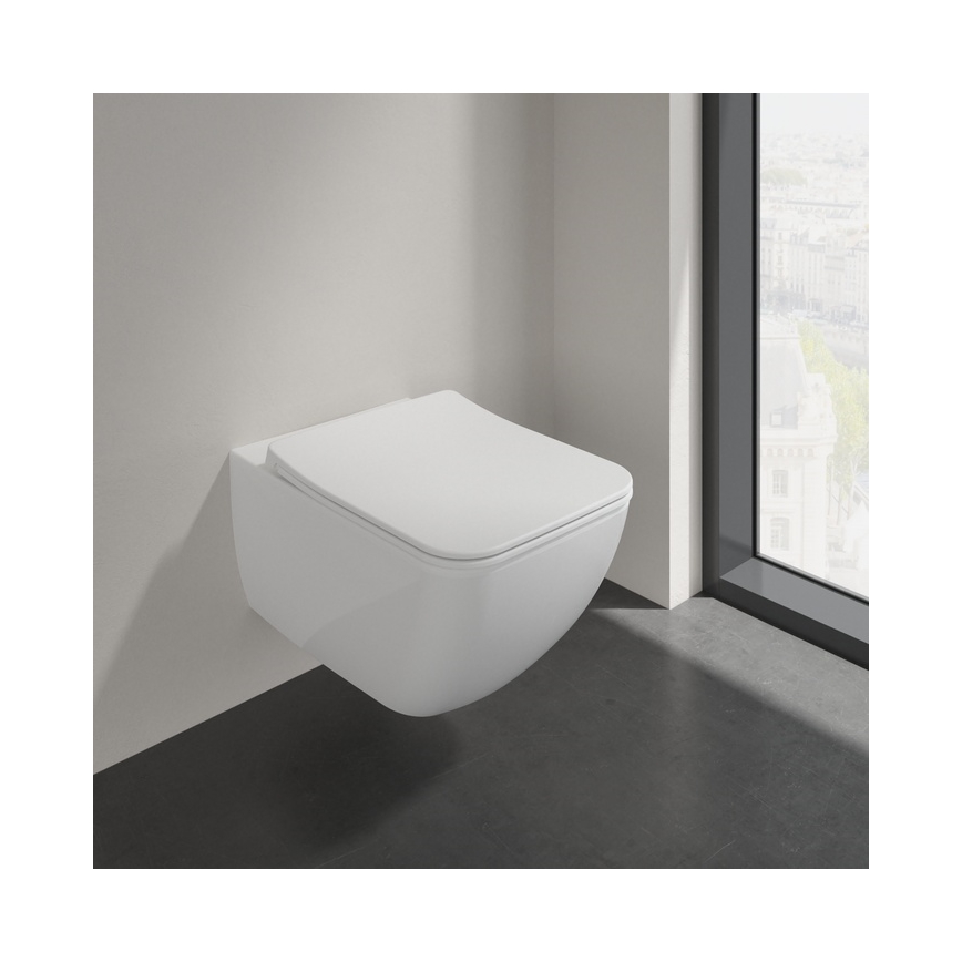 Villeroy & Boch 9M80S101 - Sedile per WC VENTICELLO con chiusura SoftClose, bianco