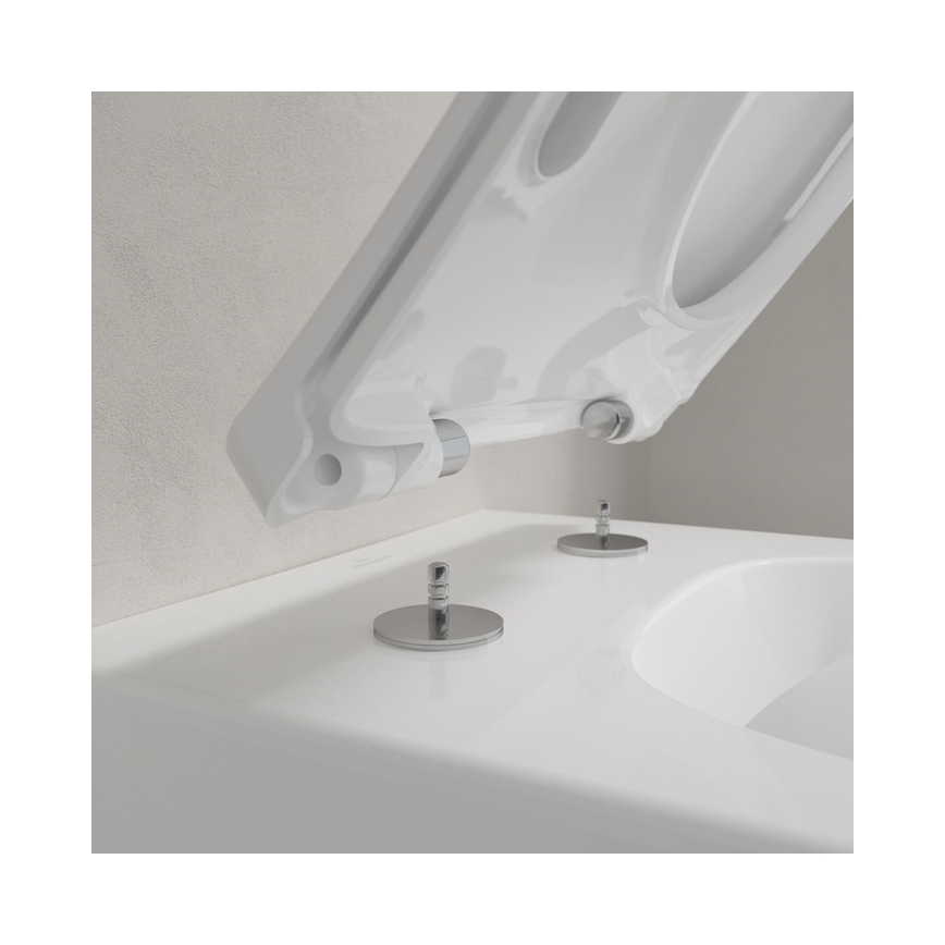 Villeroy & Boch 9M80S101 - Sedile per WC VENTICELLO con chiusura SoftClose, bianco
