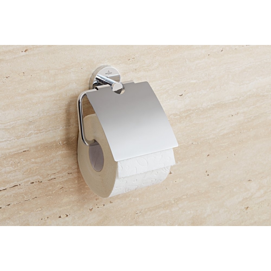 Villeroy & Boch TVA15101300061 - Porta rotolo per carta igienica ELEMENTS in cromo lucido