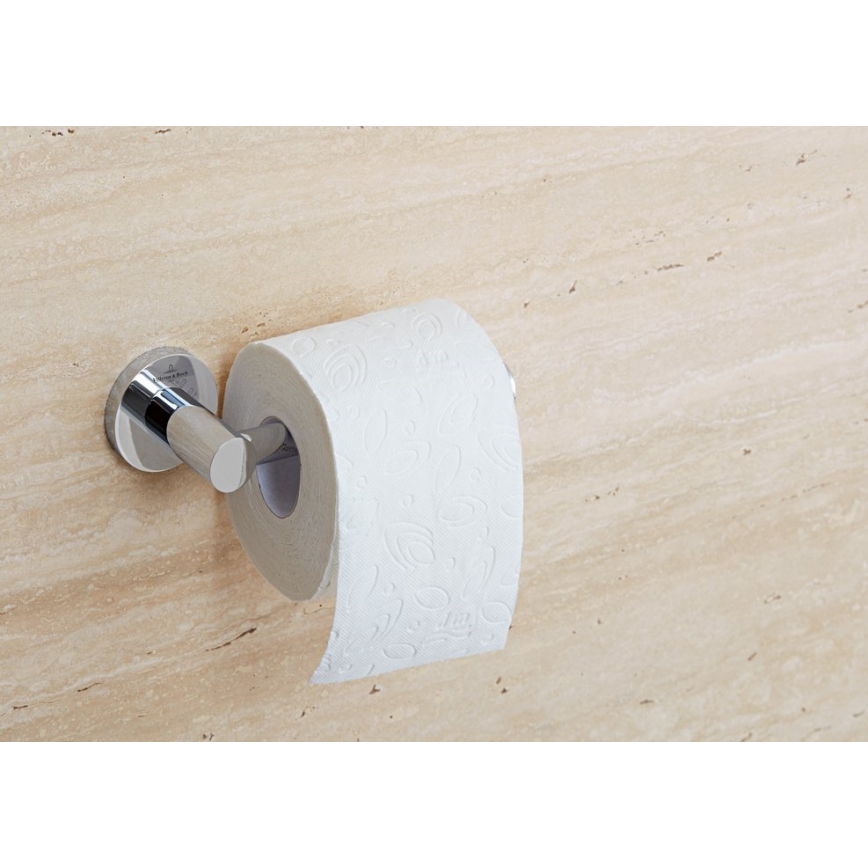 Villeroy & Boch TVA15101400061 - Porta carta igienica ELEMENTS cromo lucido