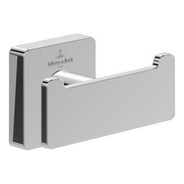 Villeroy & Boch TVA15201200061 - Gancio da parete ELEMENTS, finitura cromo lucido
