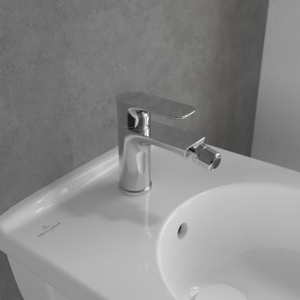 Villeroy & Boch TVB10420111061 - Miscelatore per bidet + scarico O.NOVO cromo lucido
