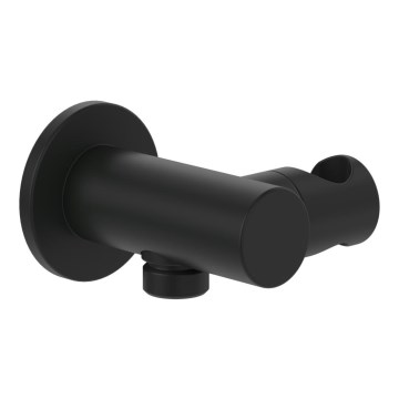 Villeroy & Boch TVC000462000K5 - Supporto doccia con attacco, nero opaco