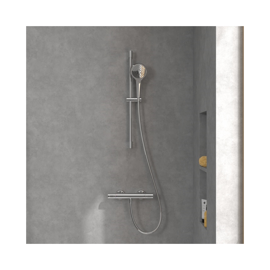 Villeroy & Boch TVS00001700061 - Miscelatore termostatico per doccia TAPS&FITINGS, finitura cromata lucida