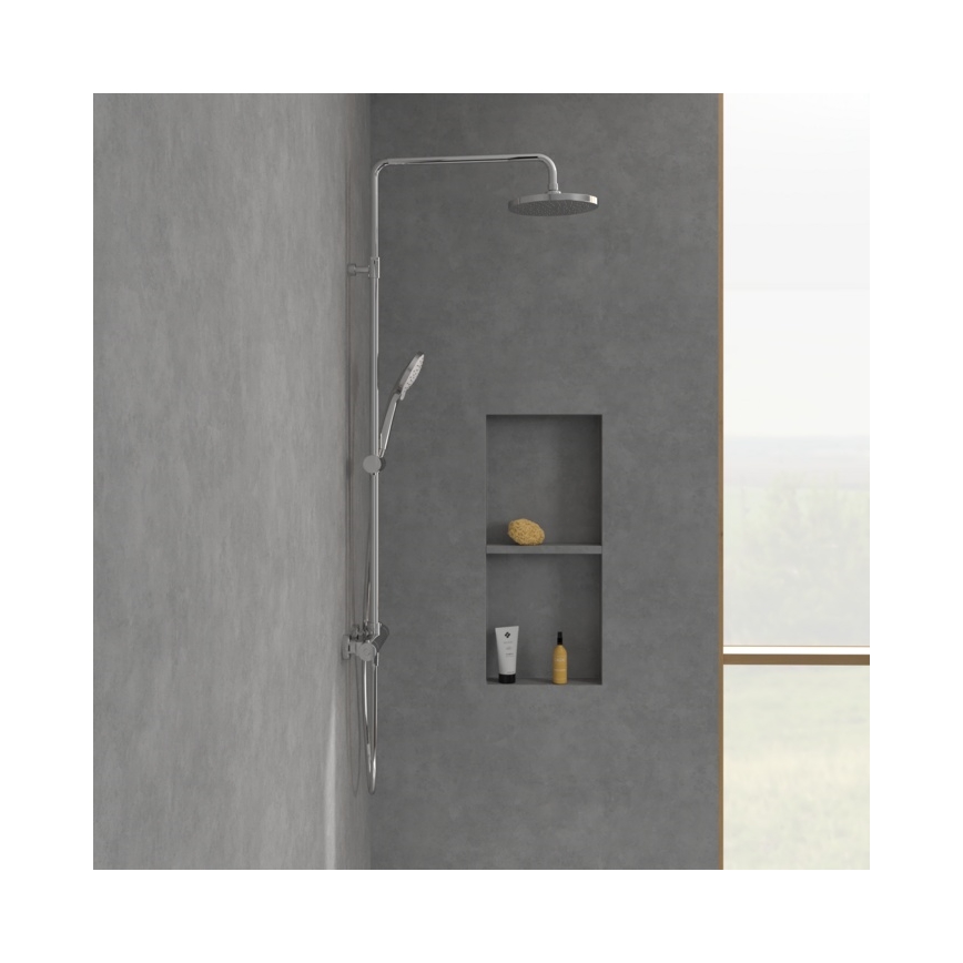 Villeroy & Boch TVS10900200061 - Set doccia con miscelatore UNIVERSAL, cromo lucido