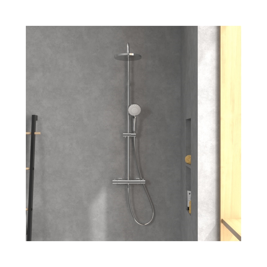 Villeroy & Boch TVS10900200061 - Set doccia con miscelatore UNIVERSAL, cromo lucido