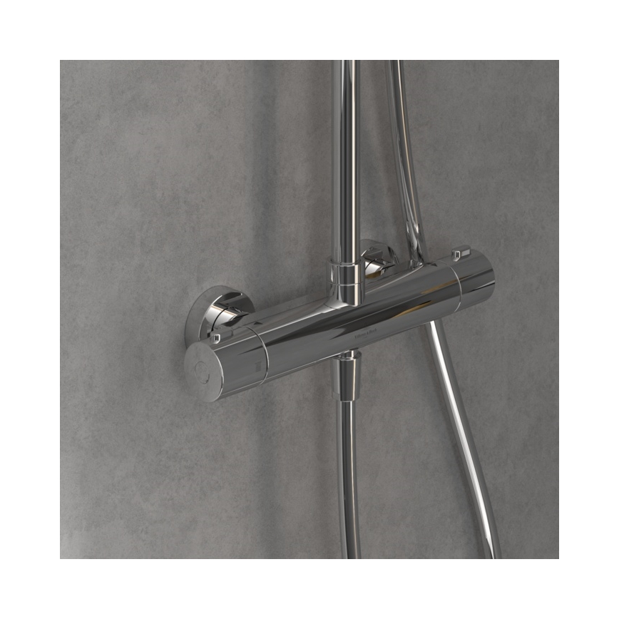 Villeroy & Boch TVS10900200061 - Set doccia con miscelatore UNIVERSAL, cromo lucido