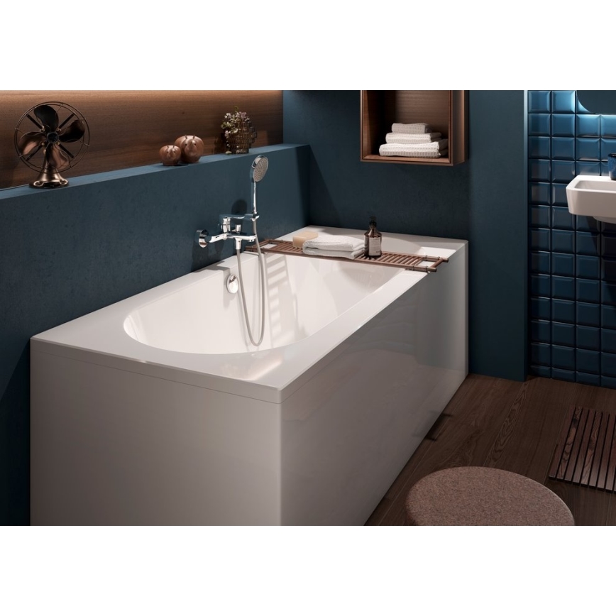 Villeroy & Boch TVT10400100061 - Miscelatore per vasca O.NOVO, cromo lucido