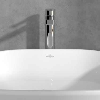 Villeroy & Boch TVW10300500061 - Miscelatore per lavabo + piletta ARCHITECTURA 32,9 cm cromo lucido