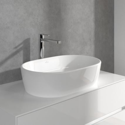 Villeroy & Boch TVW10300500061 - Miscelatore per lavabo + piletta ARCHITECTURA 32,9 cm cromo lucido