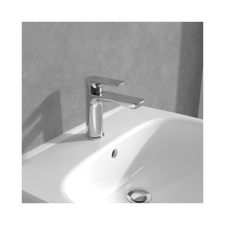 Villeroy & Boch TVW10400300161 - Miscelatore per lavabo O.NOVO 15,5 cm cromo lucido