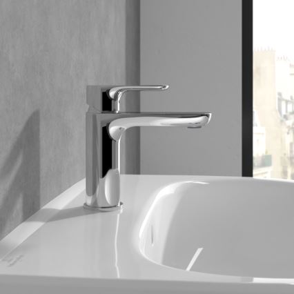 Villeroy & Boch TVW10400300161 - Miscelatore per lavabo O.NOVO 15,5 cm cromo lucido