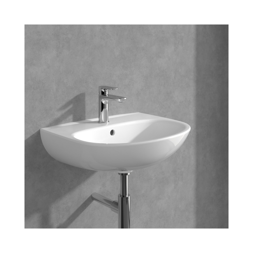 Villeroy & Boch TVW10400300161 - Miscelatore per lavabo O.NOVO 15,5 cm cromo lucido