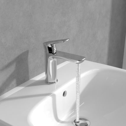 Villeroy & Boch TVW10400300161 - Miscelatore per lavabo O.NOVO 15,5 cm cromo lucido