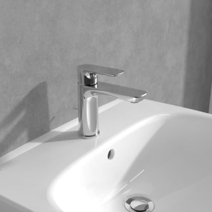 Villeroy & Boch TVW10400400161 - Miscelatore per lavabo O.NOVO 15,5 cm cromo lucido
