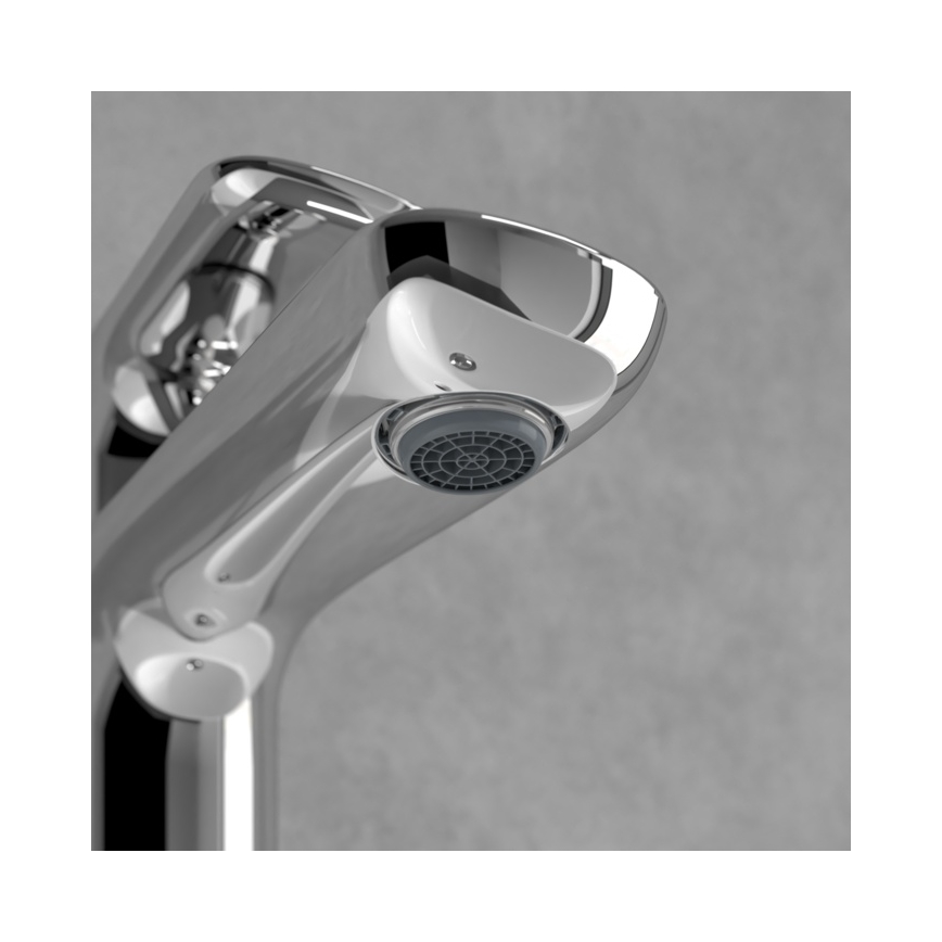Villeroy & Boch TVW10400400161 - Miscelatore per lavabo O.NOVO 15,5 cm cromo lucido