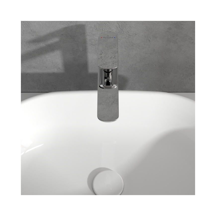Villeroy & Boch TVW10410511061 - Miscelatore per lavabo + piletta O.NOVO 29,5 cm cromo lucido