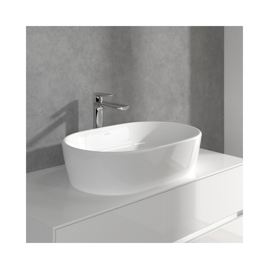 Villeroy & Boch TVW10410511061 - Miscelatore per lavabo + piletta O.NOVO 29,5 cm cromo lucido