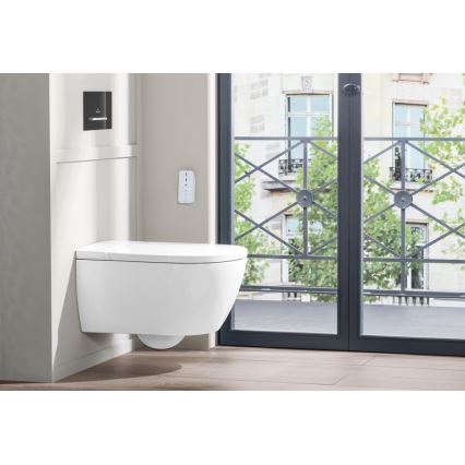 Villeroy & Boch V0E100R1 - Bidet sospeso VICLEAN con sedile SoftClose, in ceramica, bianco + telecomando