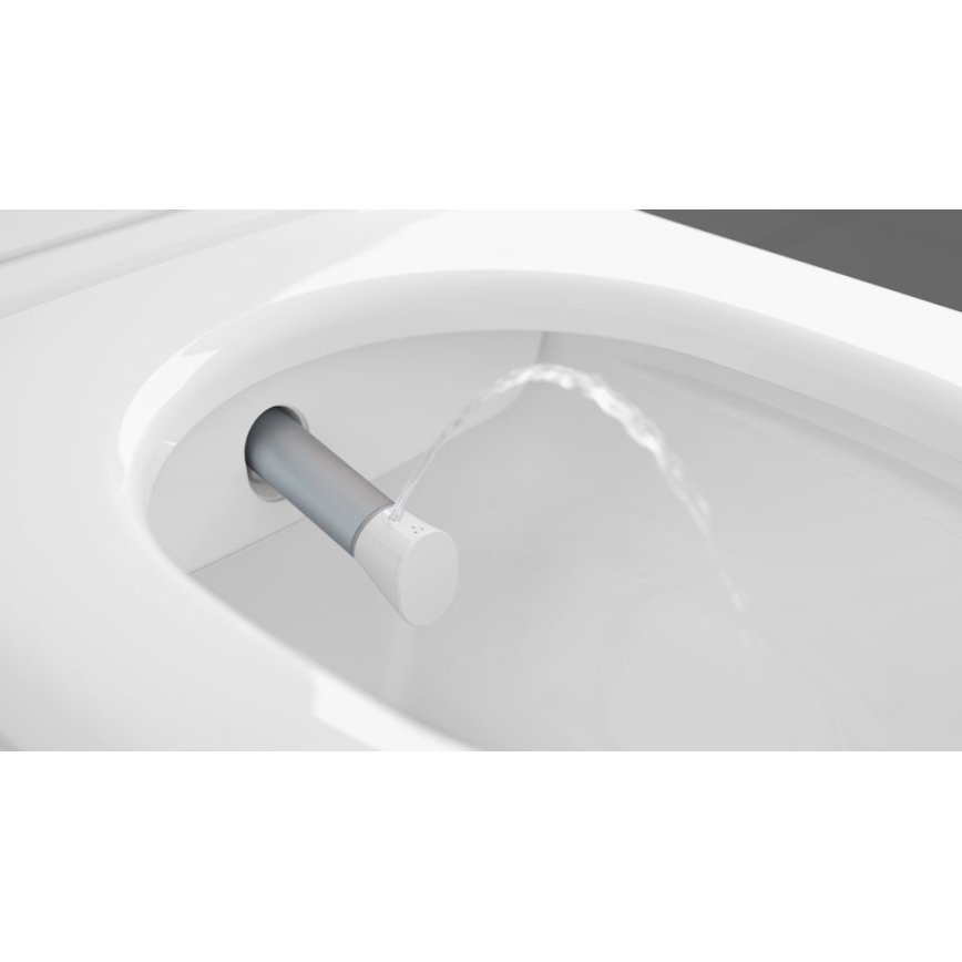 Villeroy & Boch V0E100R1 - Bidet sospeso VICLEAN con sedile SoftClose, in ceramica, bianco + telecomando