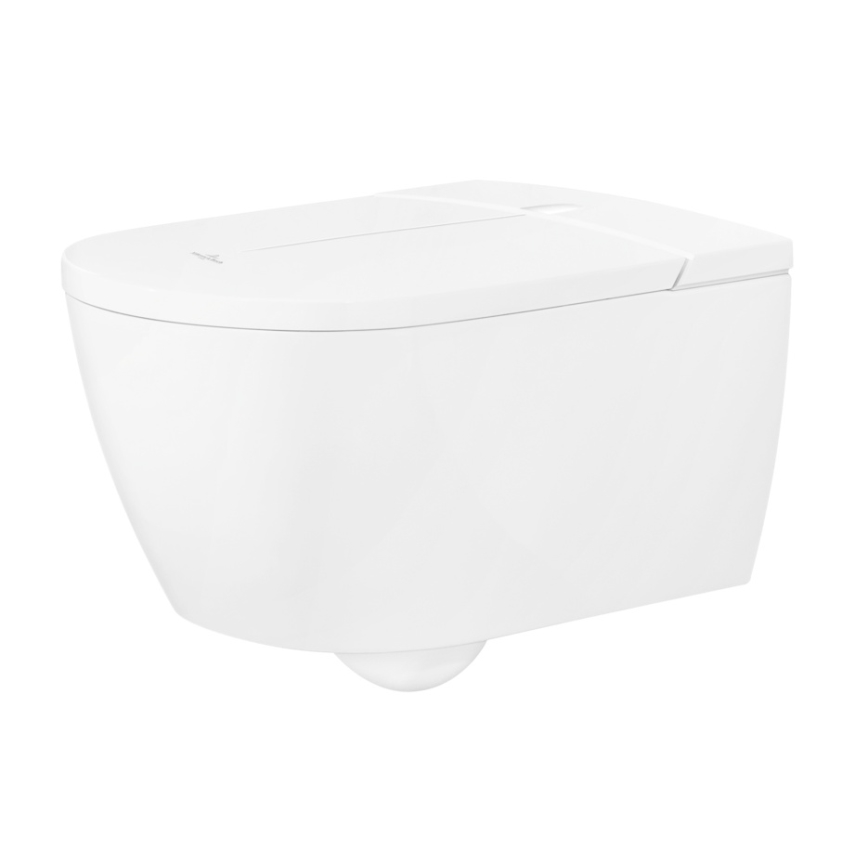 Villeroy & Boch V0E100R1 - Bidet sospeso VICLEAN con sedile SoftClose, in ceramica, bianco + telecomando