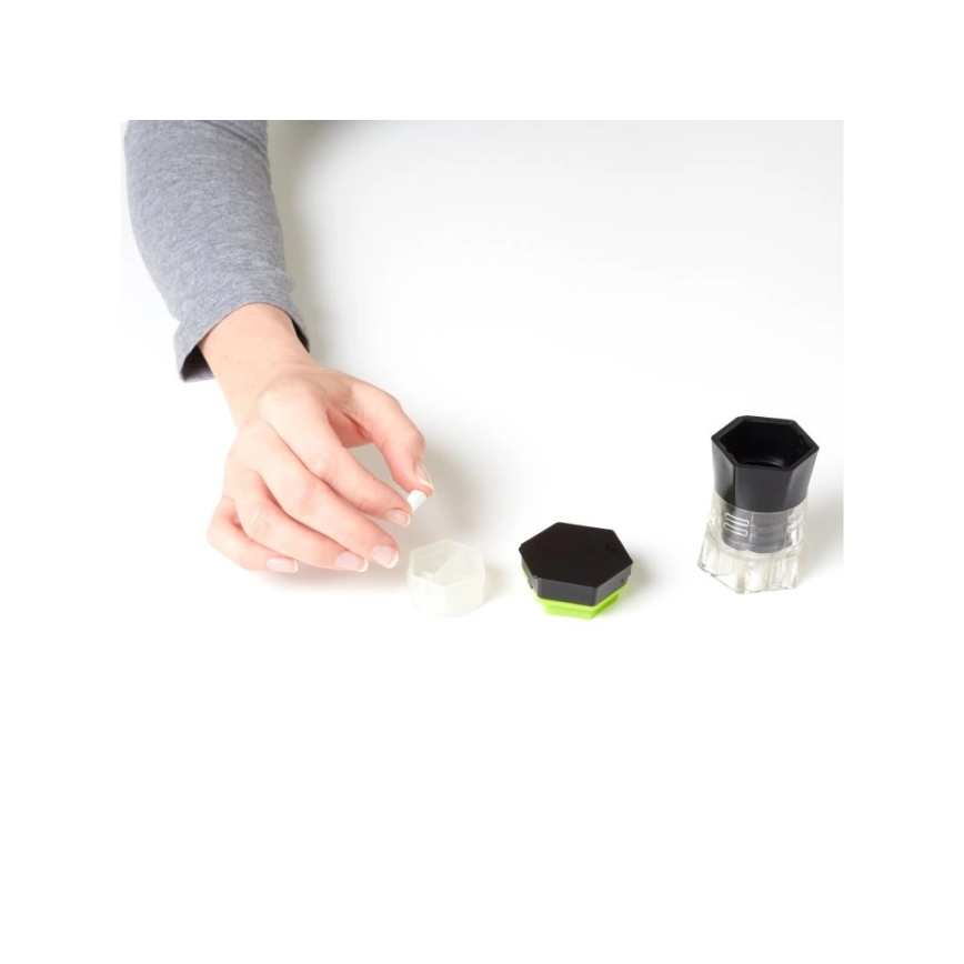 Vitility - Dispenser e taglierina 5-in-1 per pillole, nero