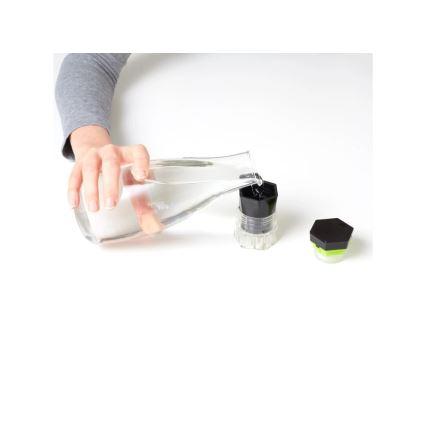 Vitility - Dispenser e taglierina 5-in-1 per pillole, nero