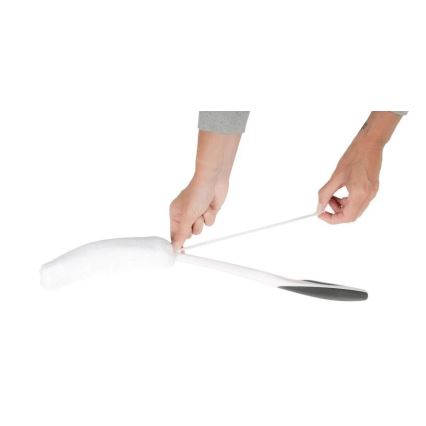 Vitility - Spugna da bagno con manico, bianca