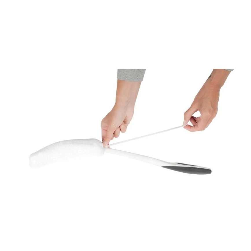 Vitility - Spugna da bagno con manico, bianca