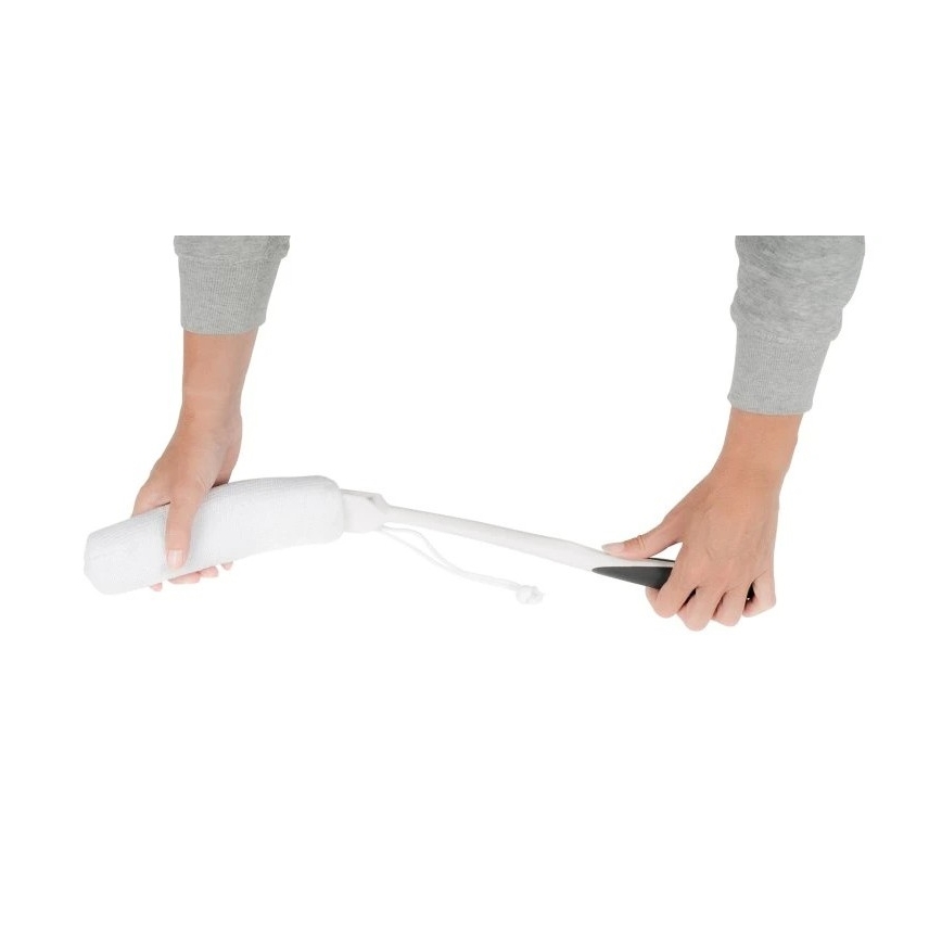 Vitility - Spugna da bagno con manico, bianca