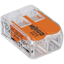 WAGO 221-412 - Morsetto di giunzione COMPACT 2x4 450V arancione