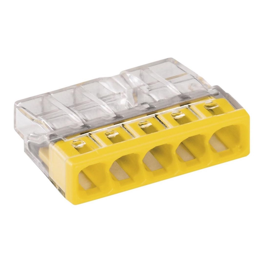 WAGO 2273-205 - Morsetto scatola di derivazione COMPACT 5x2,5 450V giallo