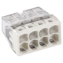 WAGO 2273-208 - Morsetto scatola di derivazione COMPACT 8x2,5 450V bianco
