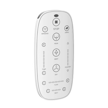 WC sospeso con bidet integrato TISVILDELEJE 1600W/230V + sedile WC SoftClose + pulsante di scarico SIGMA + modulo da incasso + guarnizione isolante + telecomando