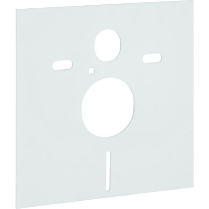 WC sospeso CITY OVAL + sedile WC SoftClose CITY OVAL + placca di comando SIGMA + modulo da incasso + guarnizione isolante