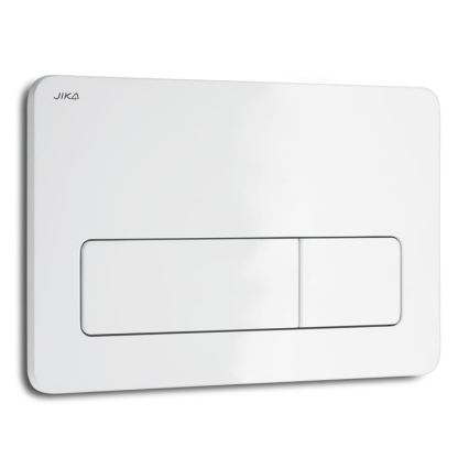 WC sospeso LYRA + sedile WC SoftClose LYRA + placca di comando DUAL + modulo da incasso + guarnizione isolante