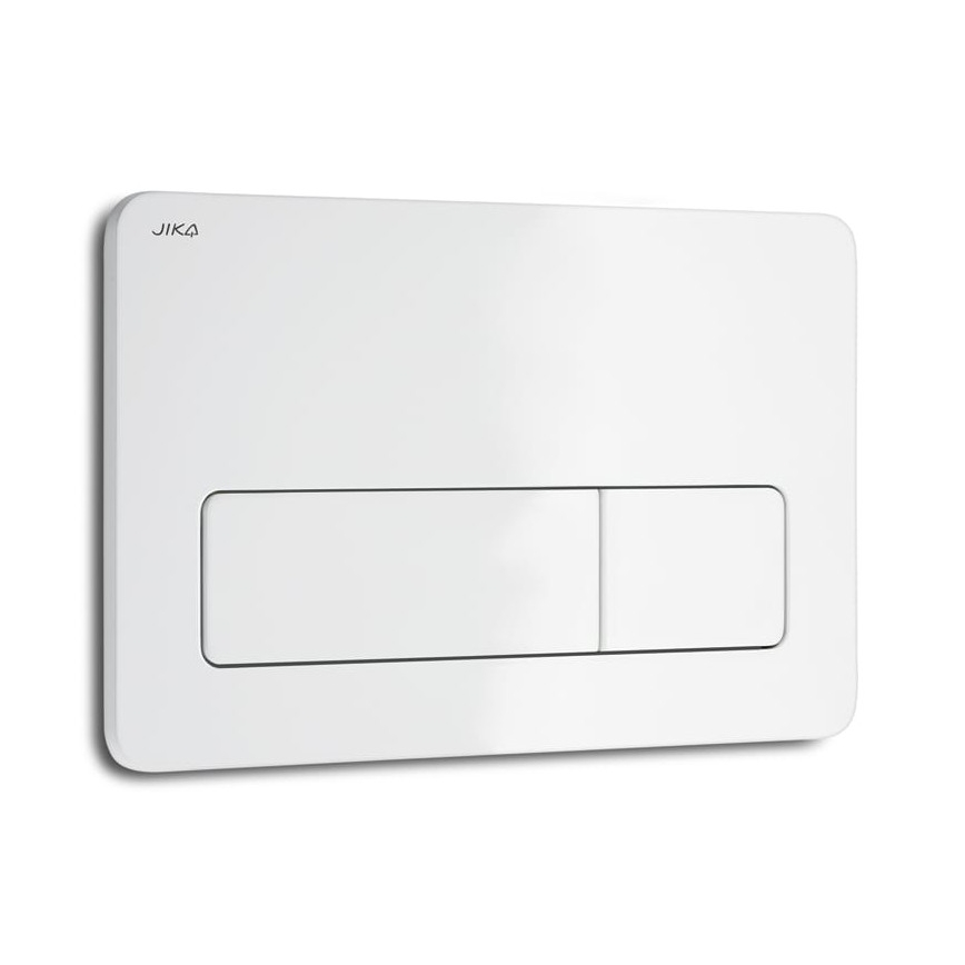 WC sospeso LYRA + sedile WC SoftClose LYRA + placca di comando DUAL + modulo da incasso + guarnizione isolante