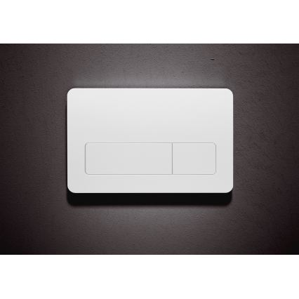 WC sospeso MIO Rimless + sedile WC SoftClose MIO + pulsante di scarico DUAL + modulo da incasso + guarnizione isolante