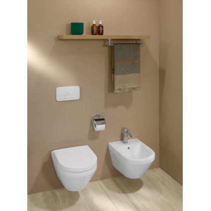 WC sospeso ARCHITECTURA + sedile WC SoftClose ARCHITECTURA + pulsante di scarico VICONNECT + modulo da incasso VICONNECT + guarnizione isolante VICONNECT