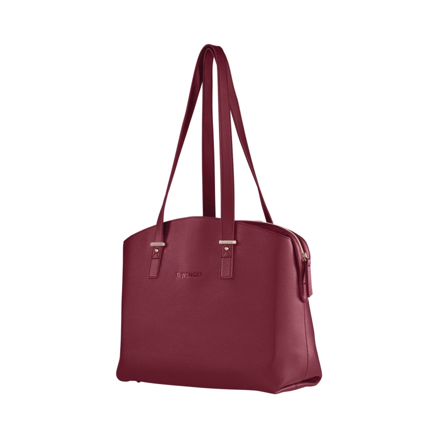 Wenger - Borsa da donna con tasca per laptop 14 l 14 RosaElli bordeaux