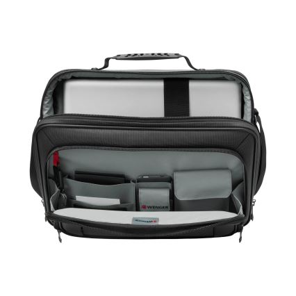 Wenger - Borsa per laptop 10 l 15,6" con tasca per tablet 10" Insight nero