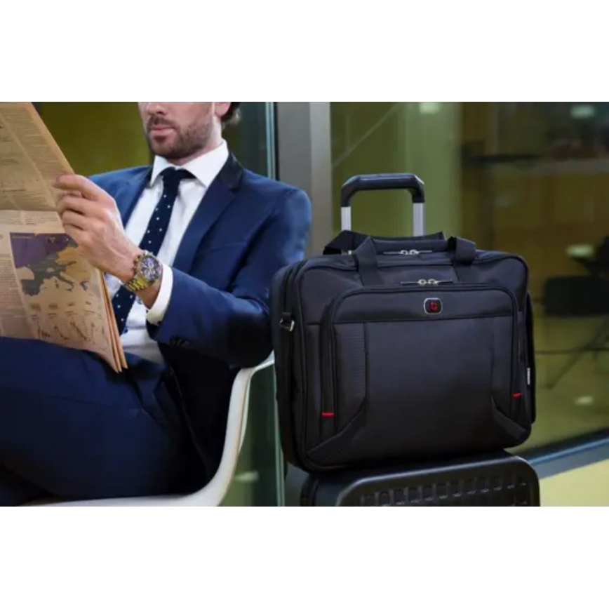Wenger - Borsa per laptop 15 l 16" con tasca per tablet 10" Prospectus nero