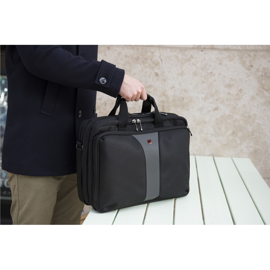 Wenger - Borsa per laptop 15 l 16" Legacy Double nero